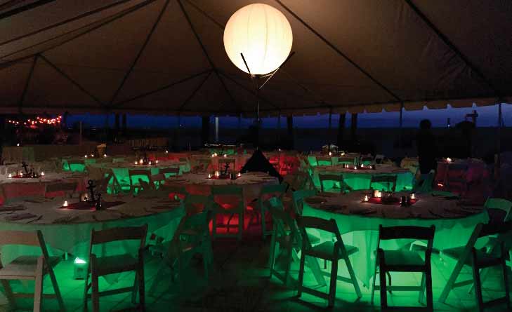 Corporate team building events, outdoor event lighting, glow volleyball, serving Florida.  Events for teams and families.